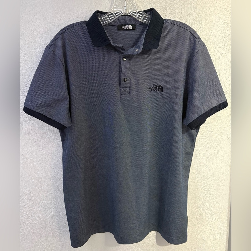 The North Face Men's Polo Shirt in Dark Blue